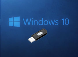 Opprettelse av Windows 10 installasjonsmedie på USB