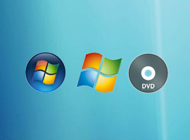 Opprettelse av installasjonsmedie på DVD i Windows XP eller Vista